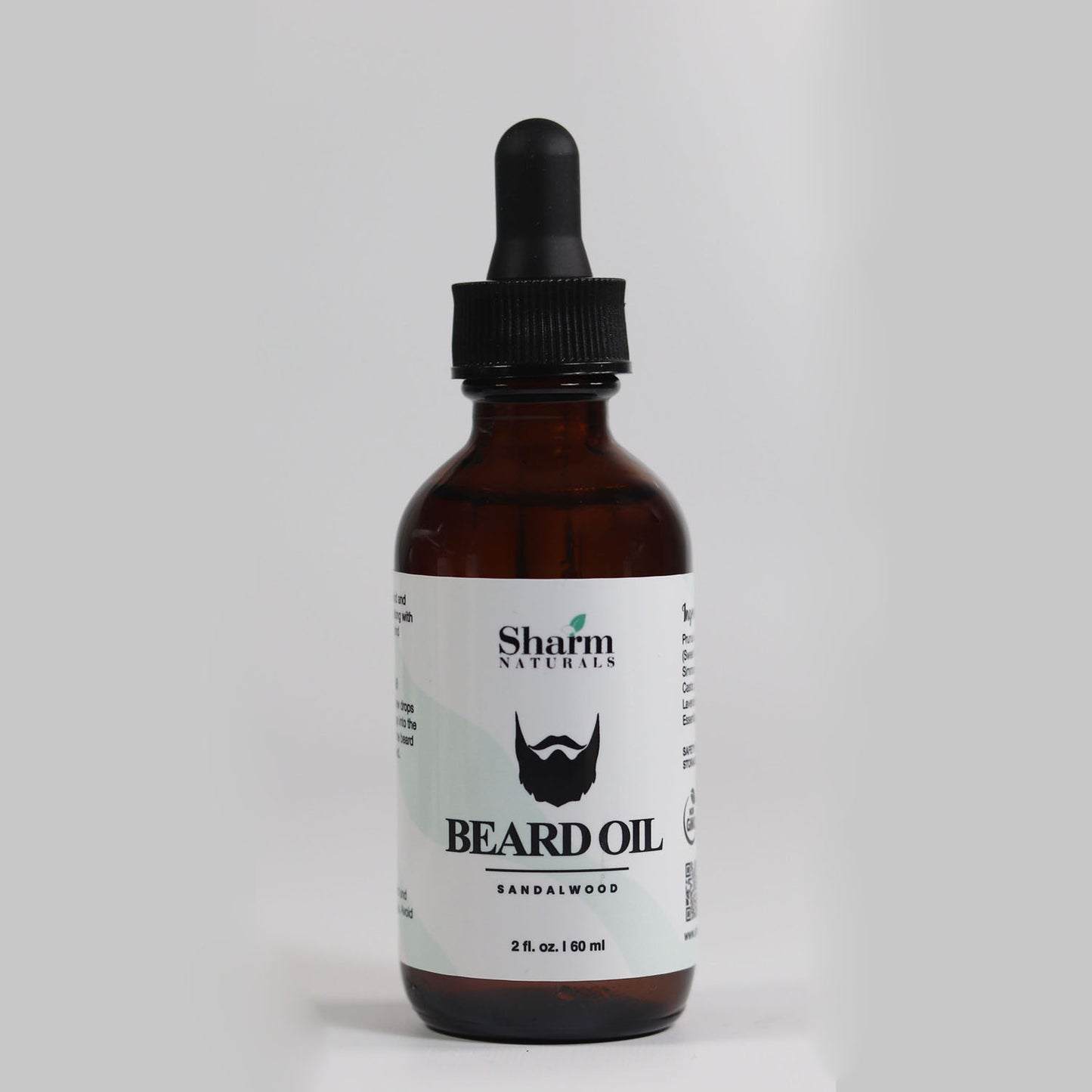 Beard grooming oil for Black men with sandalwood and lavender