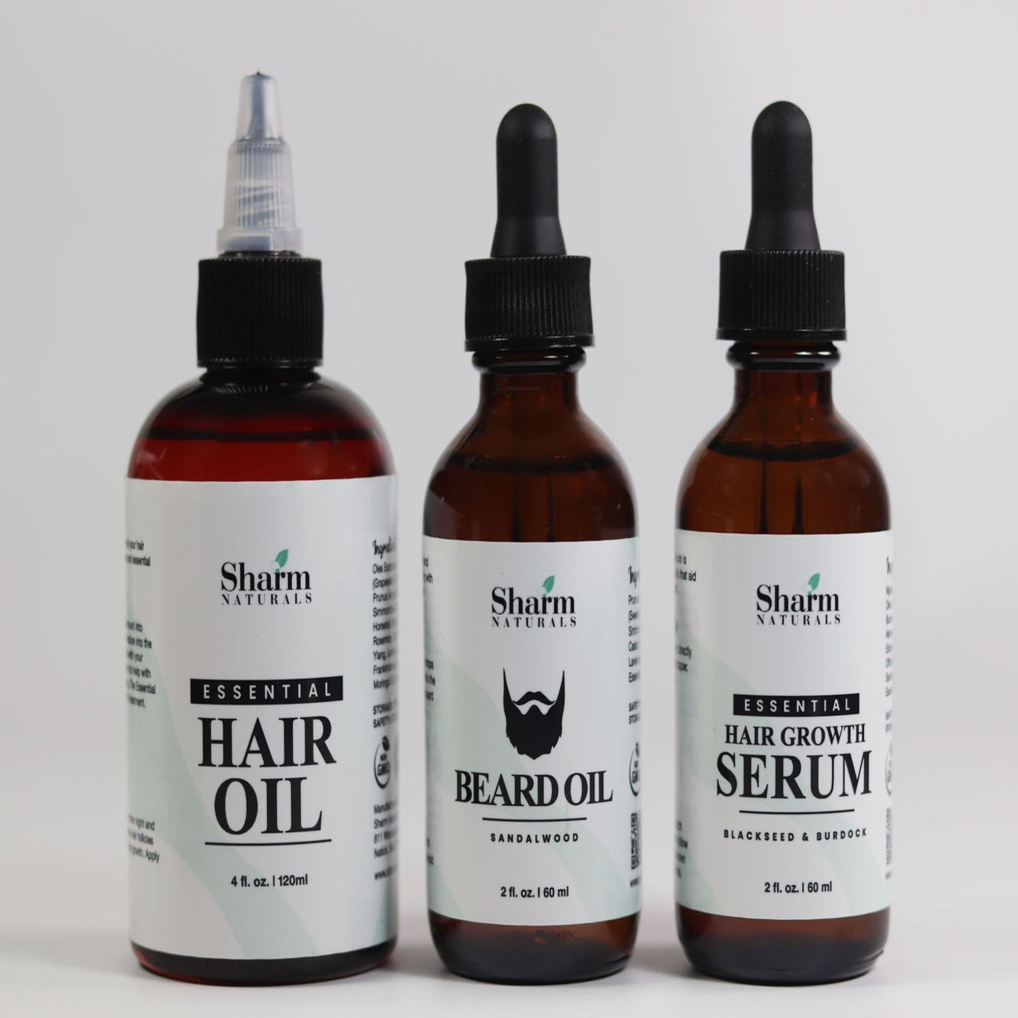 Essential Hair Oil | Beard Oil | Serum Set