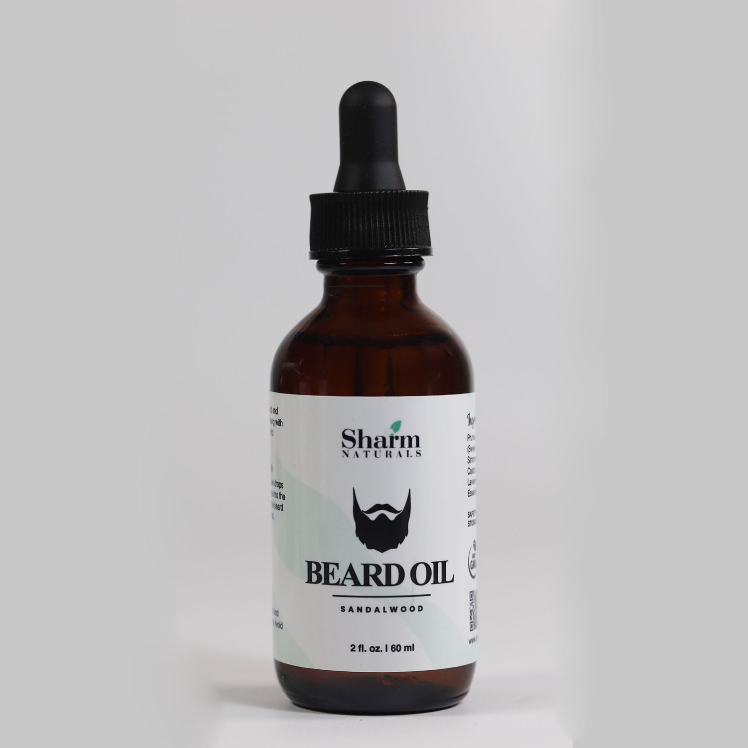 Beard grooming oil for Black men with sandalwood and lavender