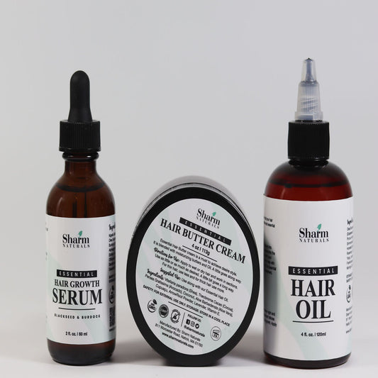 The Trio - Essential Hair Oil | Butter Cream | Serum Set